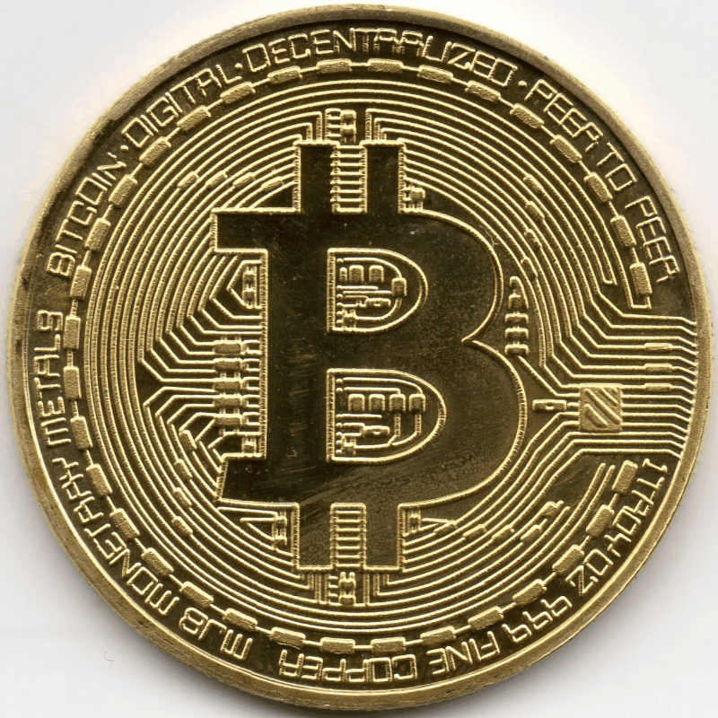 nft #2 Bitcoin Diameter: 40 mm Net weight: 30 g Thickness: 3.0mm Material: Iron and gold plated Plastic case